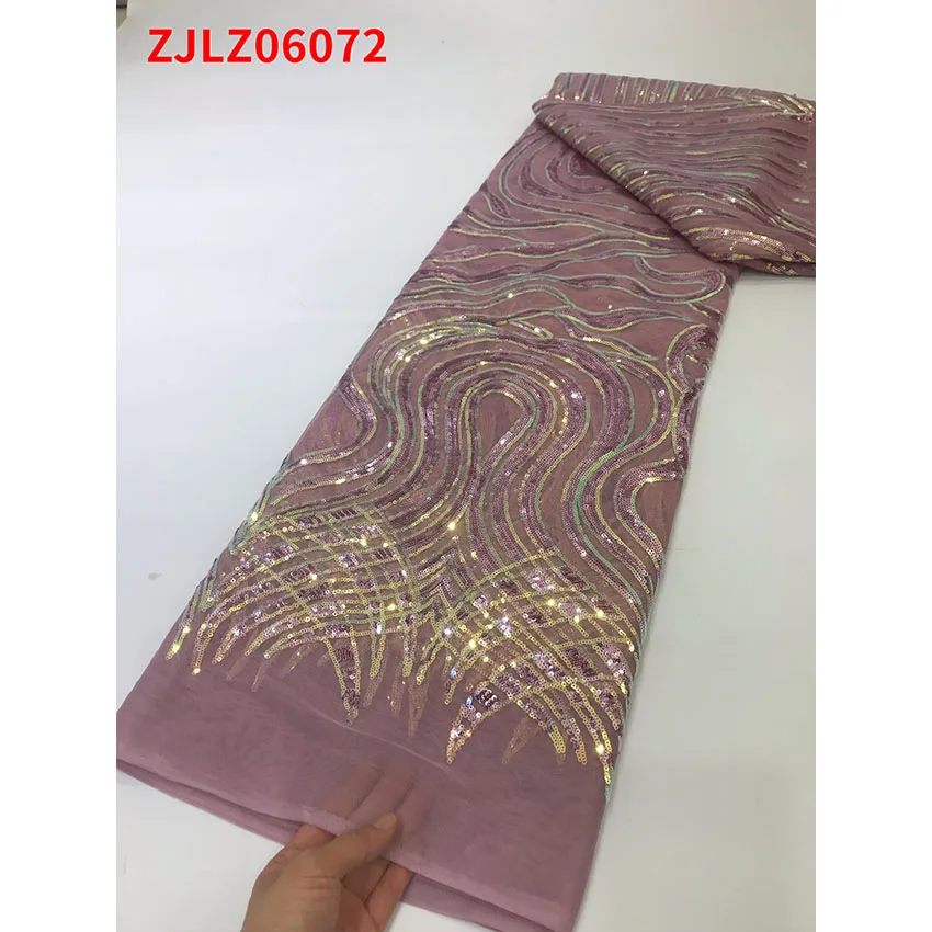 

​French Exquisite Net Mesh Sequins Textiles Womon Sewing Clothes ZJLZ06072