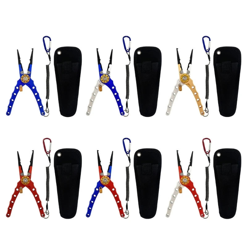 

Aluminum Alloy Fishing Lip Holder Fish Plier Grippers Line Cutter Grip Multifunction Grabber Keeper Fish Hook Remover A2UF