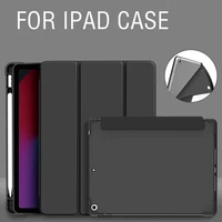 for ipad air 4 5 case 10 9 2022 mini 6 cover with pencil holder for ipad 9 7 56th air 2 10 5 air 3 pro 11 2021 ipad 10 2 case