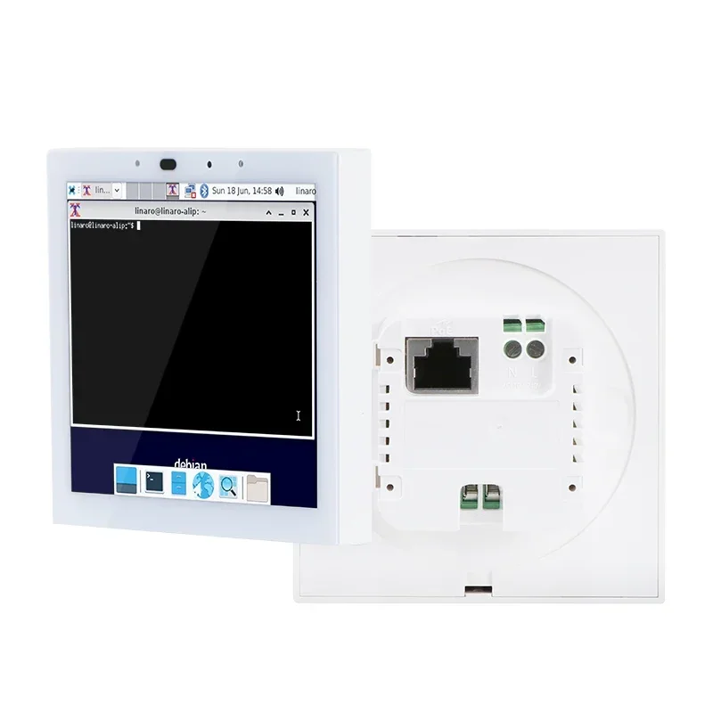 Фото 2026 Sunworld YC-SM41P Linux Tablet RK3566 Центральное управление сенсорный экран настенный встроенный 4-дюймовый дисплей для Smart Home S №5