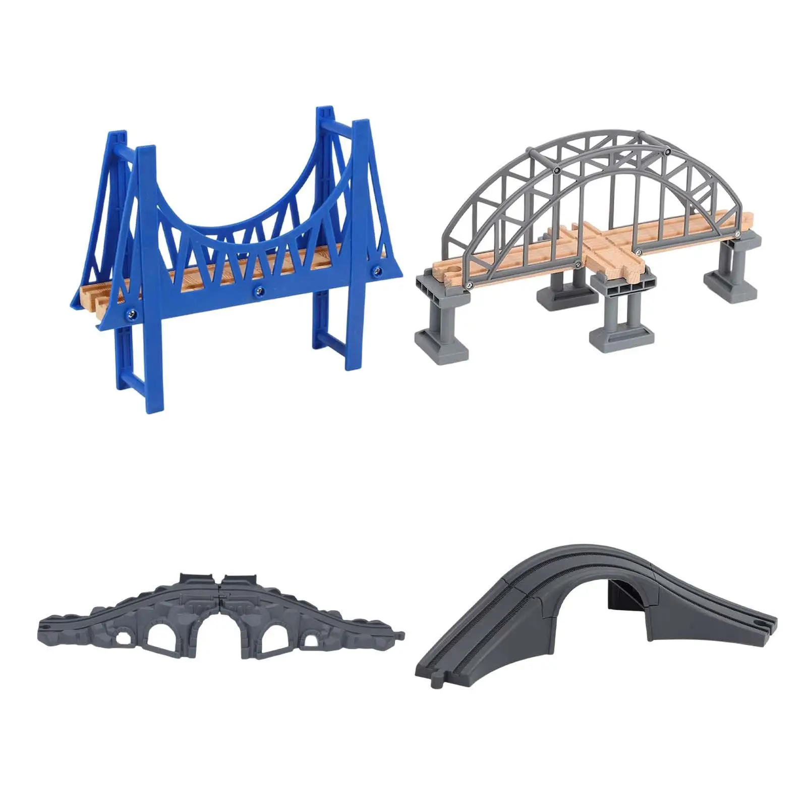

Miniature Train Track Bridge Educational Toy for Boys Kids Birthday Gift