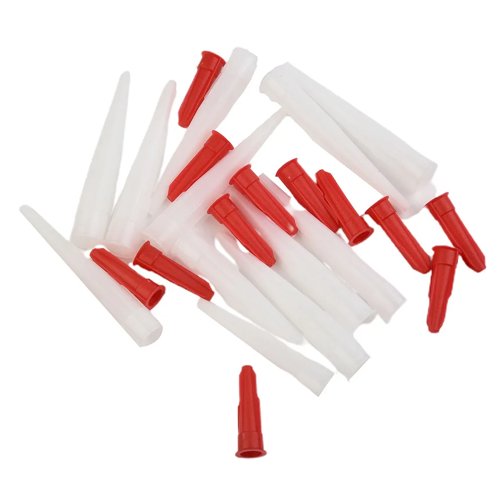 

12 Pack Spare Resealable Std Fit Nozzles Sealable Cap Ilicone Sealant Adhesive Caulk Cap Red Saving Cap Nozzles Pack