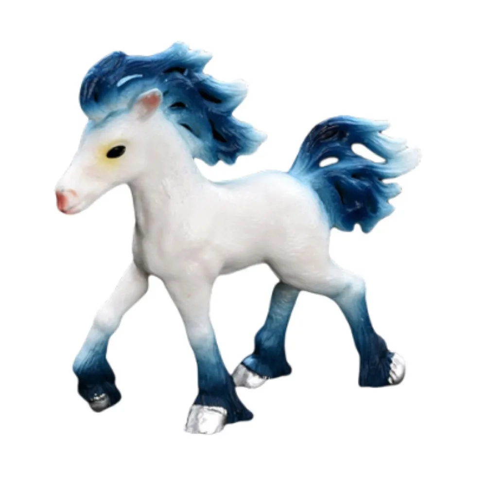 

Фигурки сказочного единорога, 8 см, реалистичные фигурки диких животных, миниатюрные научные живые существа из АБС, Коллекционная модель