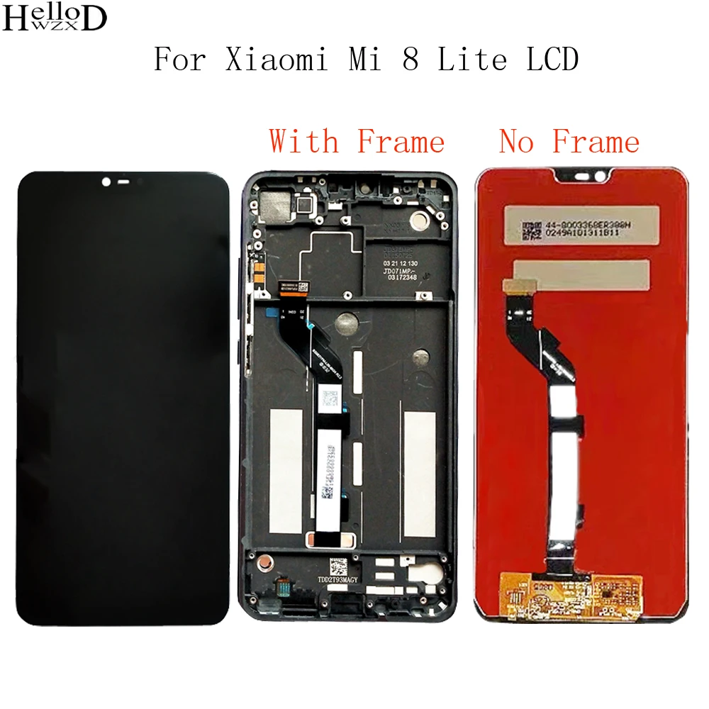 

ЖК-дисплей 6,26 дюйма для Xiaomi Mi 8 Lite, ЖК-экран с дигитайзером в сборе, Замена для Xiaomi Mi8 Lite, детали в сборе, инструменты