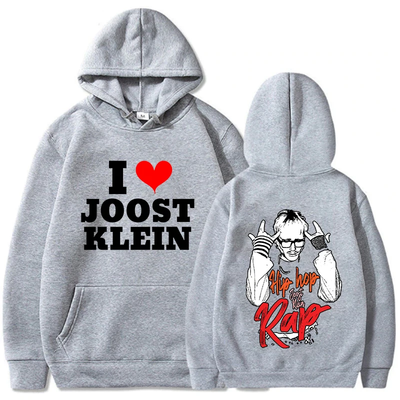 Новинка унисекс 3d Печатный Рисунок I Love Joost Klein Европейская Толстовка удобный
