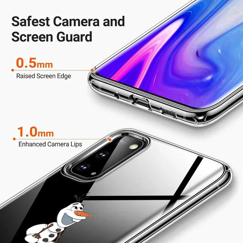 Olaf Снеговик Холодное сердце для Samsung Galaxy A01 A11 A12 A22 A21S A31 A41 A42 A51 A71 A32 A52 A72 A52S чехол