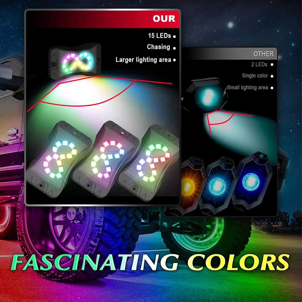 RGB car Underglow led Lights