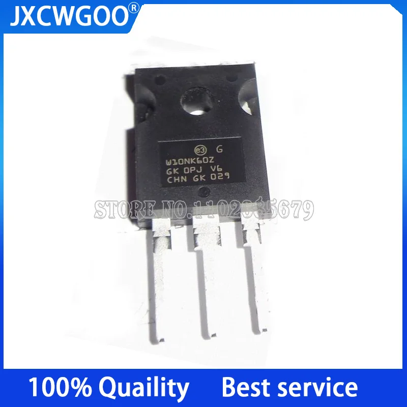 

10PCS STW10NK60Z W10NK60Z STW10NK60 TO-247 MOS FET 10a/600v high power New original