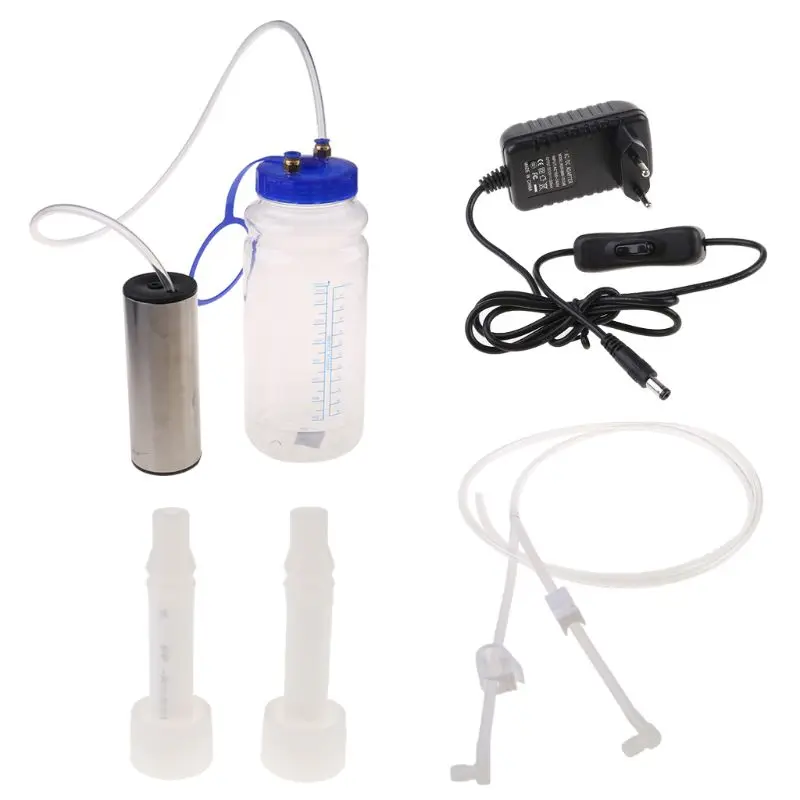

Goat Milker Machine Electric Portable Cow Sheep Milking Machine Set Manual Pump