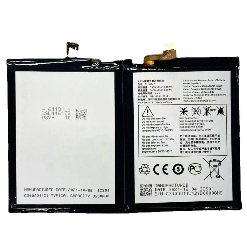 Новый аккумулятор TLp034F1 TLp034F7 для мобильного телефона Alcatel 3 3L 2019 5053Y 5053K 5053D 5039D