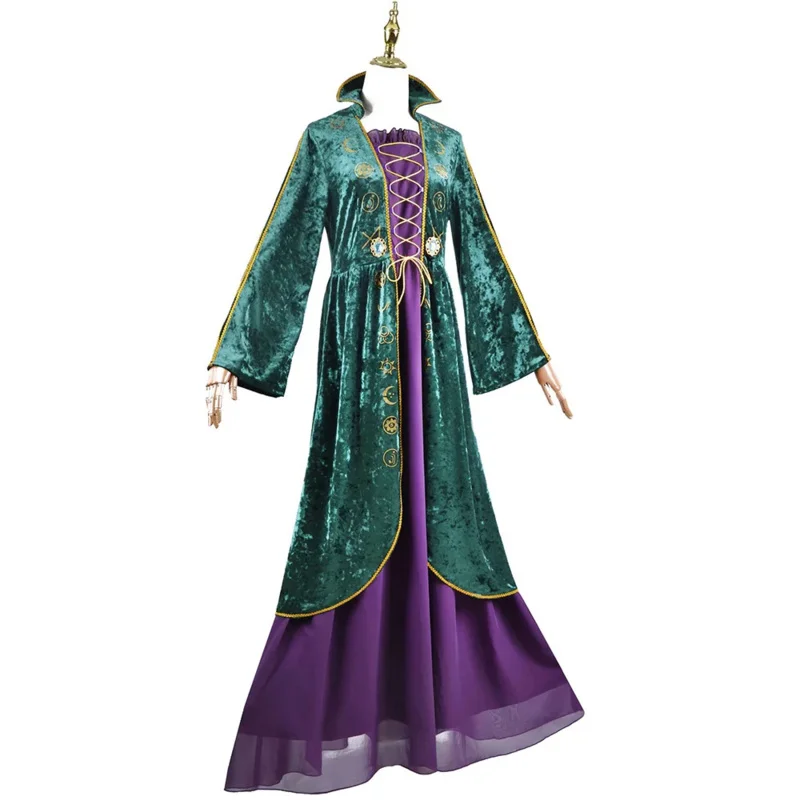 Костюм Уинифред Мэри Сара Сандерсон для косплея Hocus Pocus костюмasjg12