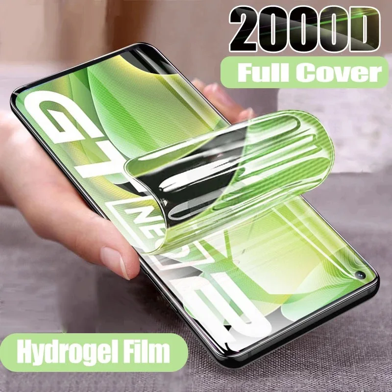 

Гидрогелевая пленка с полным покрытием для Realme GT Neo 2 2T Pro GT Neo 3, Защита экрана для Realme 9I 8I 8 7 6 5 Q3 XT X2 Pro