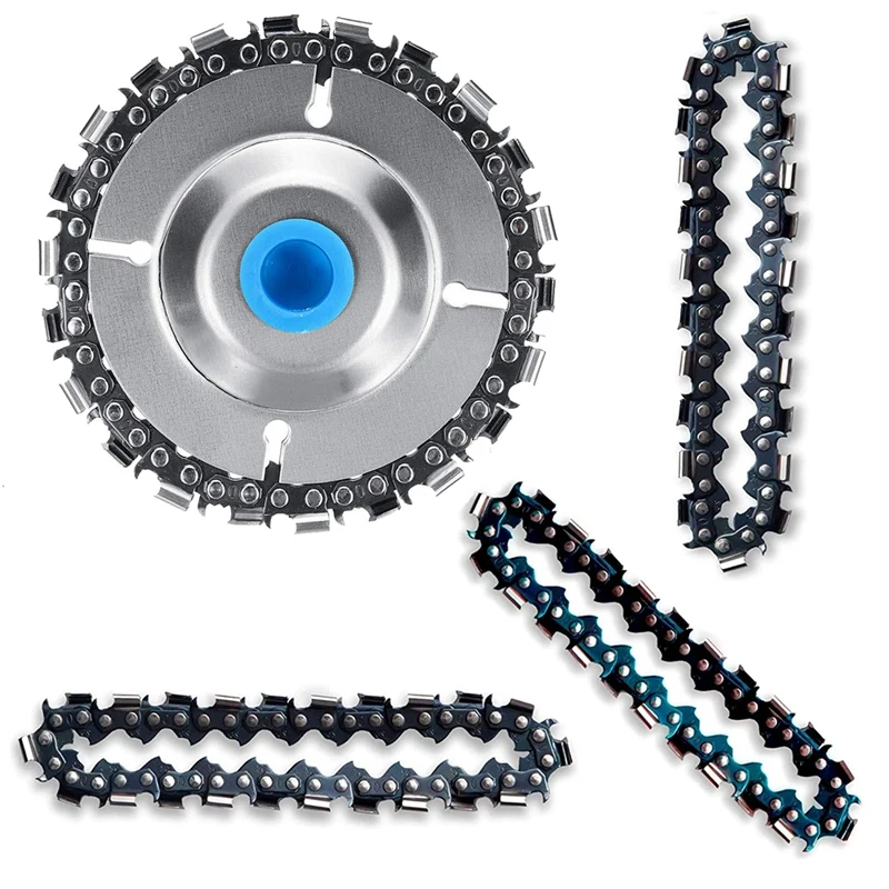 

HOT SALE Wood Carving Chain Disc - With 3 PCS Of Extra Circlets, 7/8 Inch Arbor Wheel Grinding, Shaping Circular Chainsaw Disk