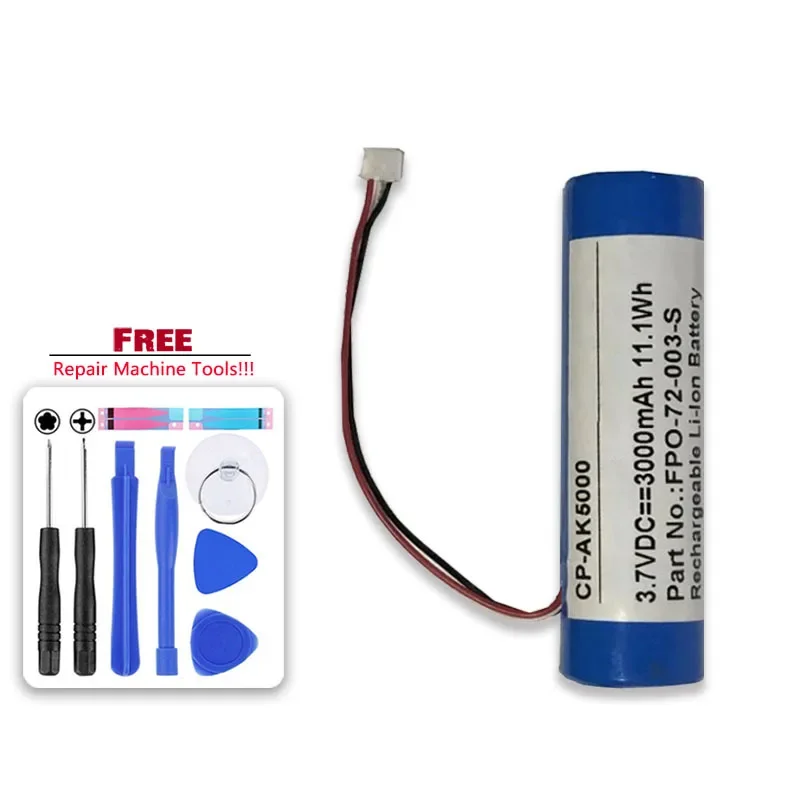 Та же как оригинальный сменный аккумулятор для AKAI 5000 EWI SOLO FPO-72-003-S 1ABTUR18650ZY01