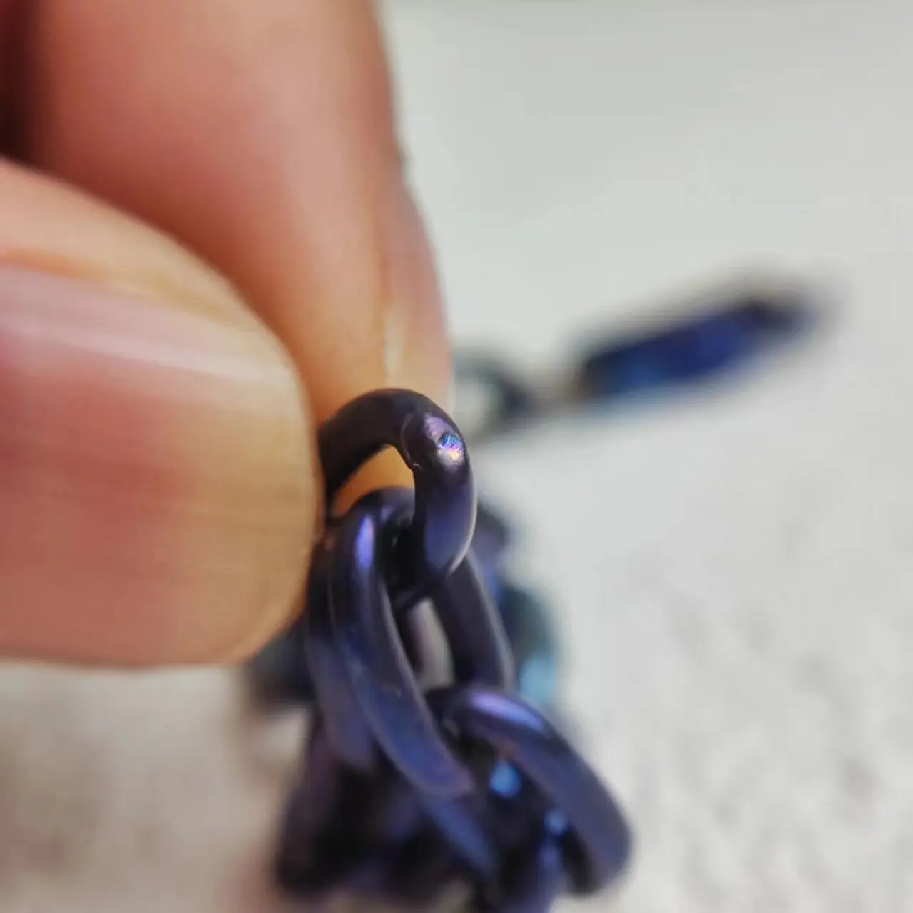 Цепочка из чистого титана для браслетов унисекс ширина 6 8 мм