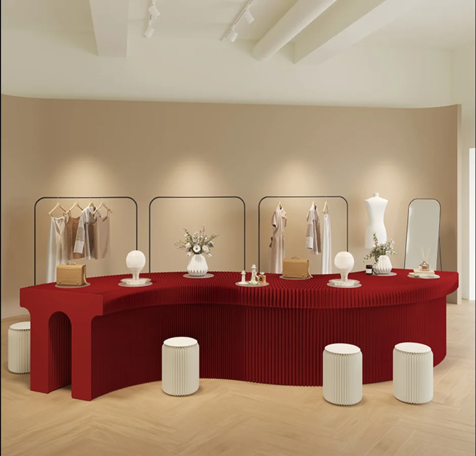 Креативный портативный складной бумажный журнальный столик съемная сумка для