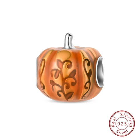 Серебряные бусины Qikaola "Осенняя коллекция"