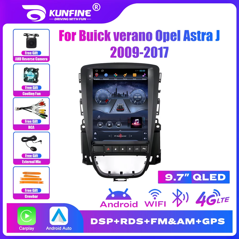 9 7-дюймовый автомобильный радиоприемник в стиле Tesla для Opel Astra J Vauxhall Buick Verano 2009-2015