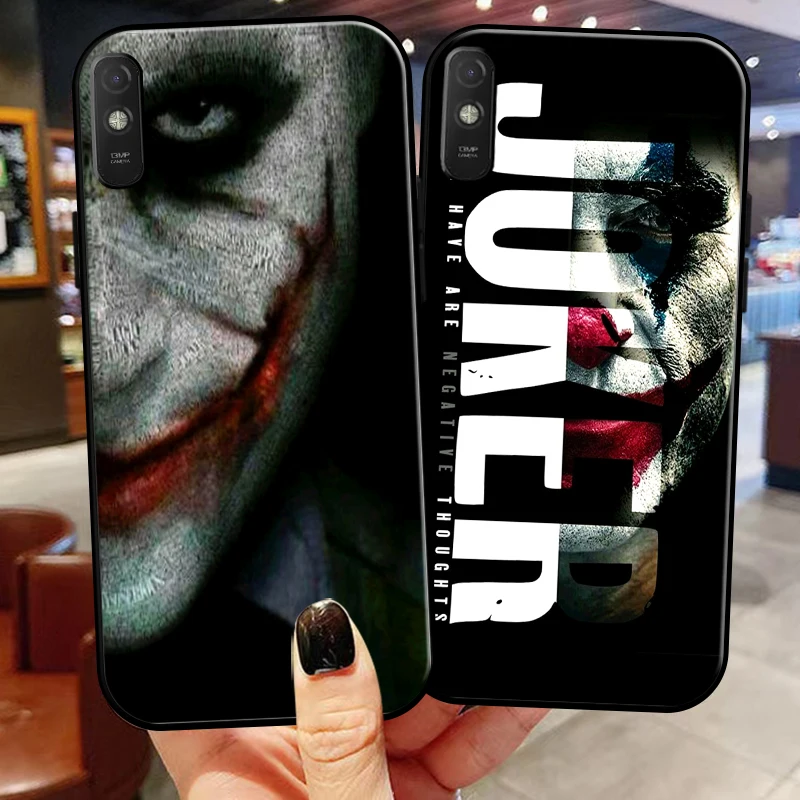 

Clown The Joker For Xiaomi Redmi 9A 9AT 6.53 Inch Phone Case Soft Back Silicone Cover Liquid Silicon Coque
