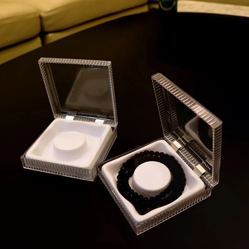 

Fashion gift Box for bracelets Packing Box Transparent Plastic gift box for Jewellery Dropshipping / Wholesale