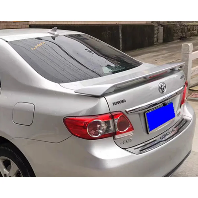 

Спойлер для заднего крыла Toyota Corolla, спойлер для заднего крыла багажника, спортивные автомобильные Спойлеры для короллы 2006 - 2013 года светодиодный Ной лампой
