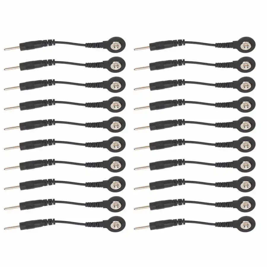 

Portable Electrode Lead Wire Connecting Cable Plug Machine Device Electrode Wire Use For TENS Massage Patch Simulate Acupuncture