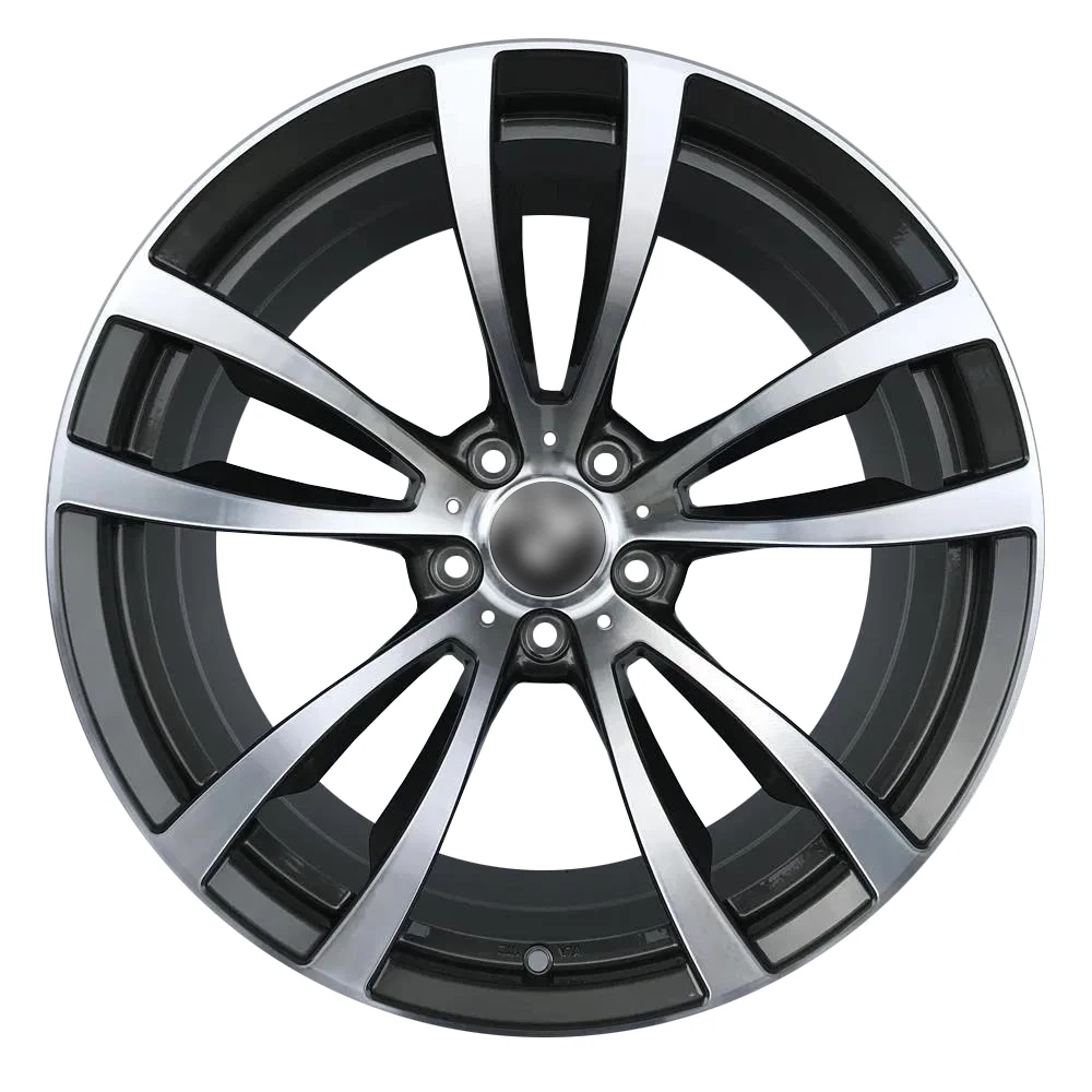 

High Performance 5 Holes Black 18 19 20 21 22 Inch Forged aluminum car alloy wheel rims