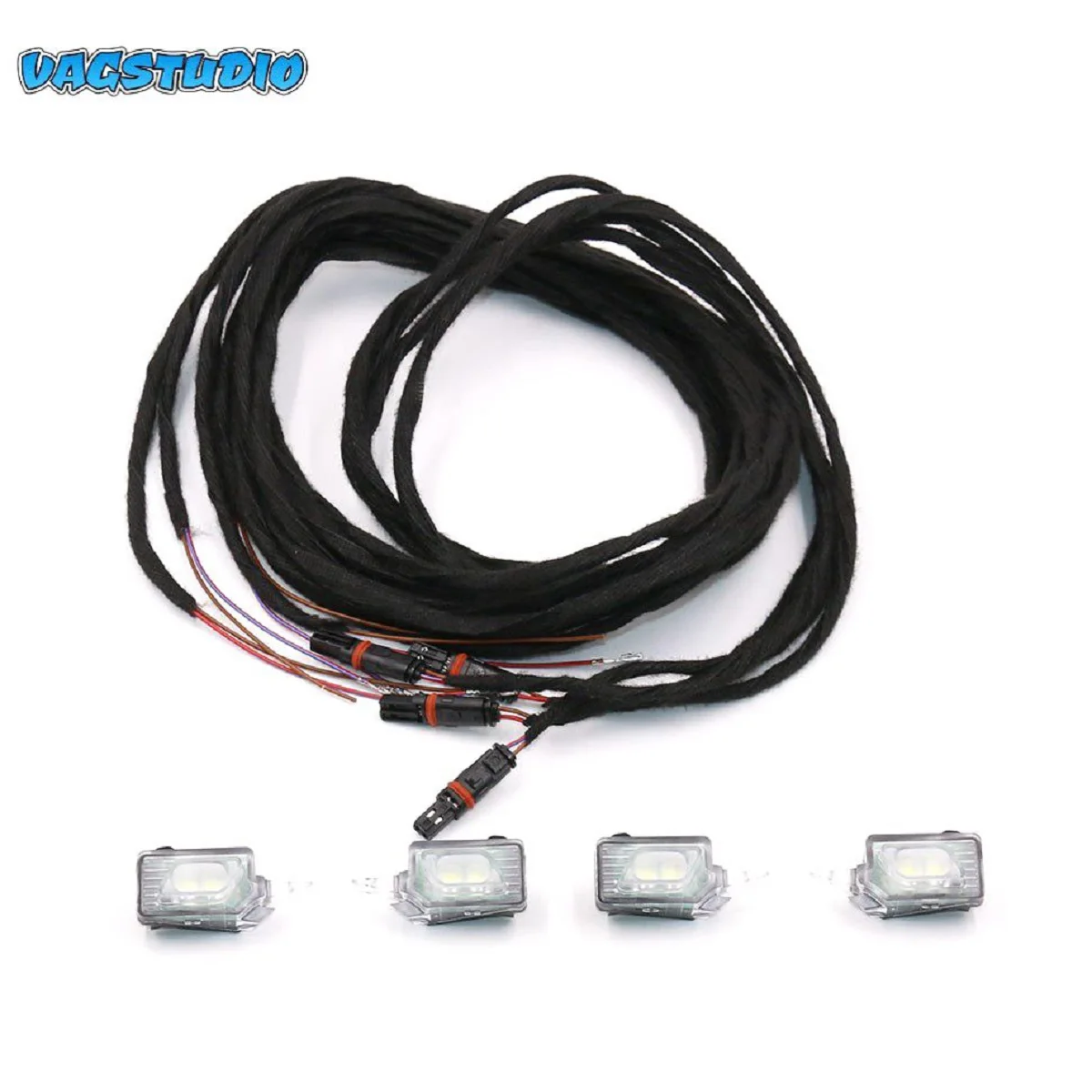 

Дверная ручка для Audi A4 B9 8 Вт, дверная ручка, приветственный свет