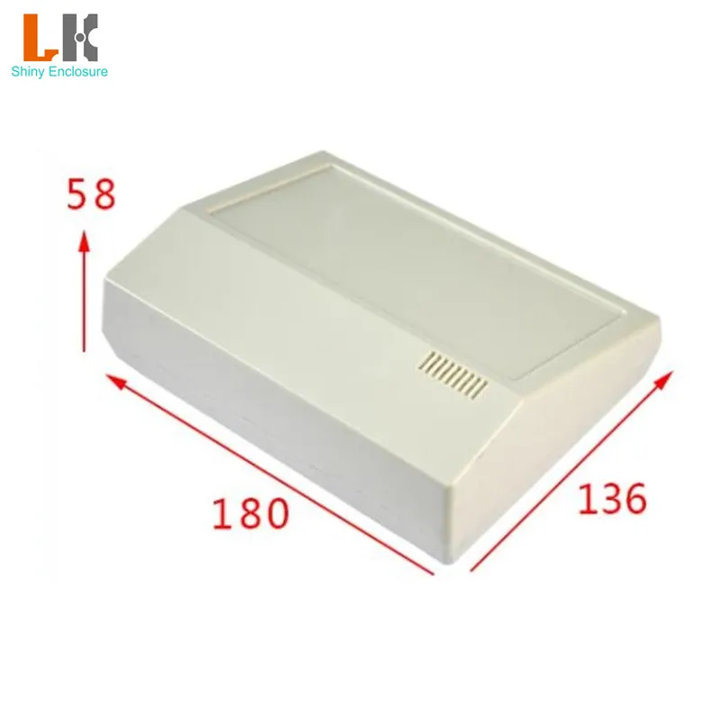 

LK-DS25 Made In China Abs Electronic Case Desktop Instrument Project Box Plastic Cable Housing 178x136x57mm