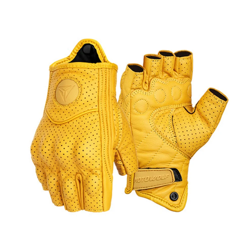 Мотоциклетные перчатки зимние и летние защитные для мотокросса из натуральной