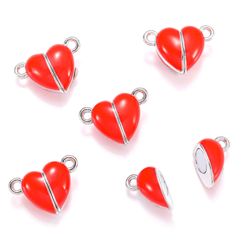 5 шт. подвеска в форме сердца 10 х15 мм