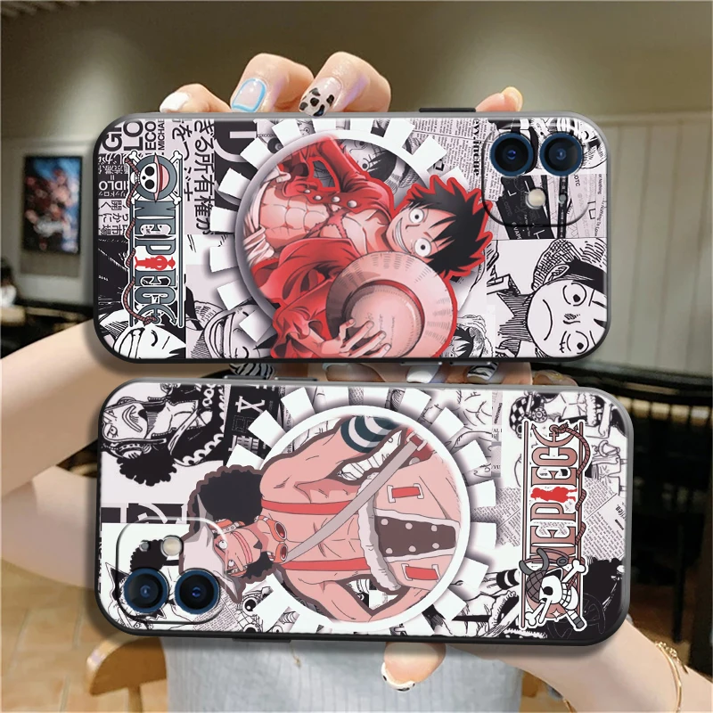 

One Piece Bandai Anime Phone Case For Apple iPhone X XR XS Max SE 5 6 6s 7 8 Plus Soft Protective Luxury Ultra Original