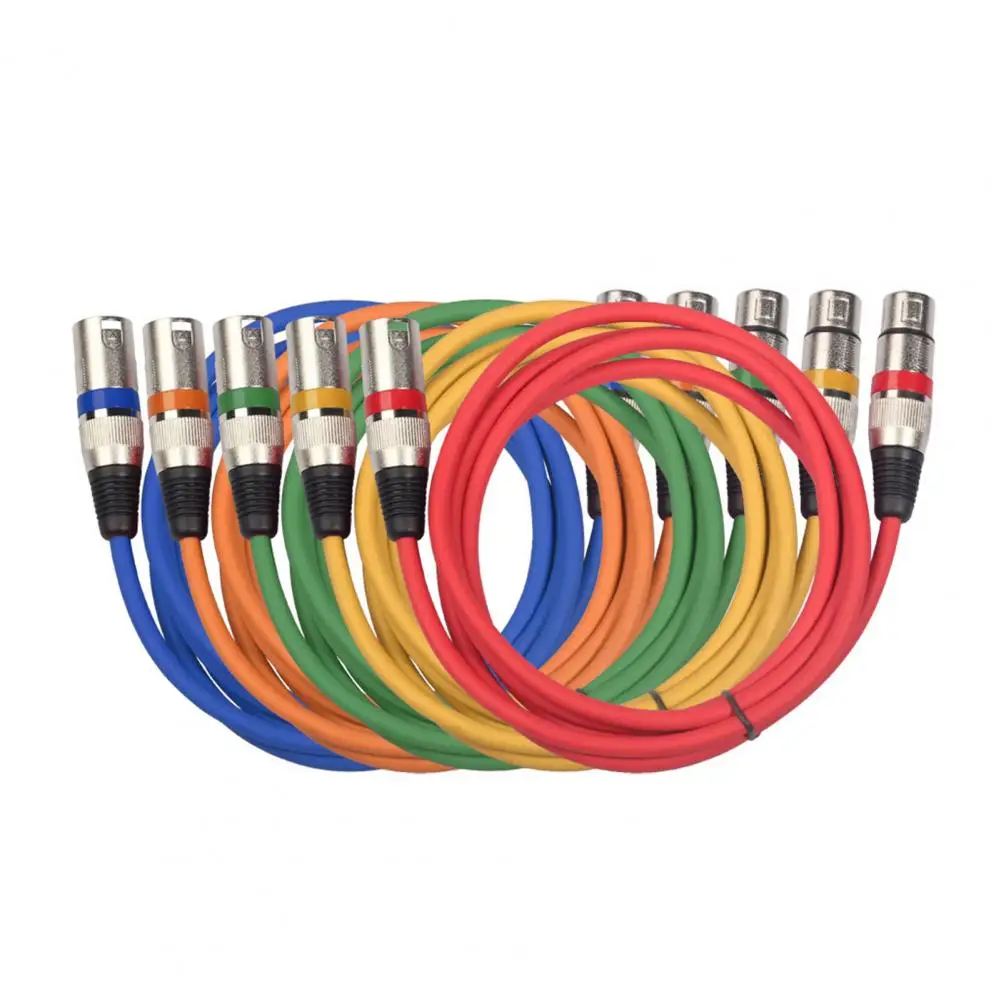 

Audio Cable Shielded Anti-interference 100/180cm 3Pin XLR Male To Female Microphone AUX Cord High Performance For Mixer