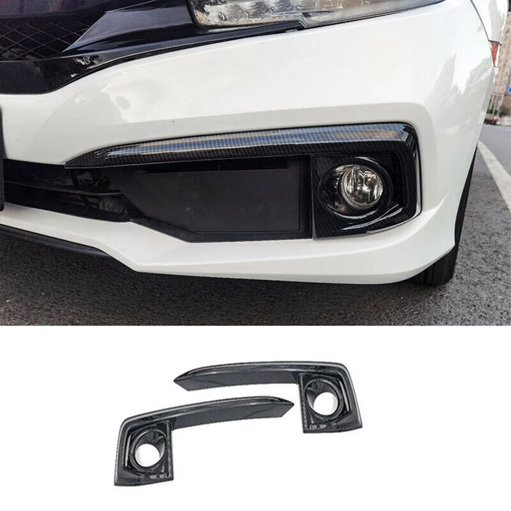 Комплект углеродных противотуманных фар на передний бампер для Honda Civic Sedan 2019-2021 |