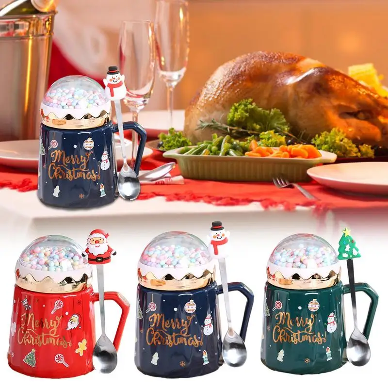 

Рождественская кружка, подарочный набор, Рождественская чашка, открытка, бокал для вина, Рождественская кружка, новогодний подарок, набор украшений, милая керамическая кружка, чашка для чая