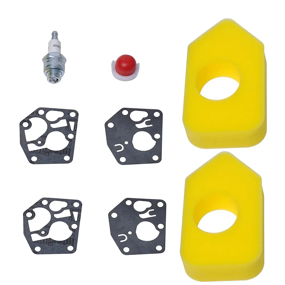 

Poweka Service Kit For 694394 Primer Bulb 698369 Foam Air Filter Spark Plug Gasket Diaphragm Gasket Lawn Mower Trimmer Supplies