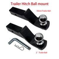 5000ibs 2 or 50mm trailer hitch ball mount matching with 2 trailer receiver for rv parts camper accessories caravan components