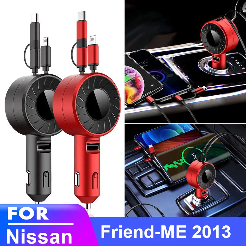 

USB Type C Car Charger for iPhone Android HUAWEI HONOR Xiaomi POCO Redmi Samsung Galaxy Realme UMIDIGI for Nissan Friend-ME 2013