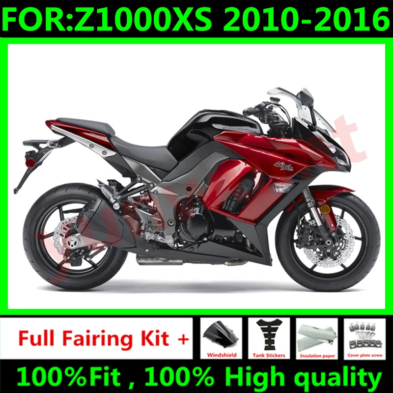 

New ABS Motorcycle Fairings Kit fit For Z1000SX Z1000 SX NINJA1000 2010 2011 2012 2013 2014 2015 2016 full fairing red black