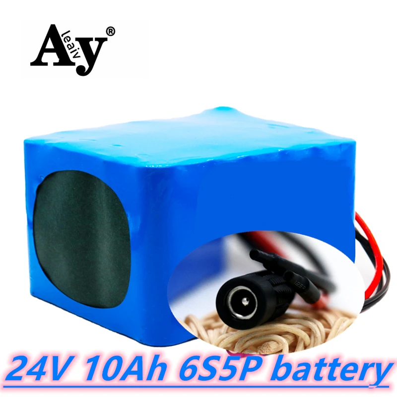 

New 24V 10Ah 6S5P 18650 lithium ion battery pack 25.2v 10000mAh electric moped / electric / rechargeable li-ion battery pack