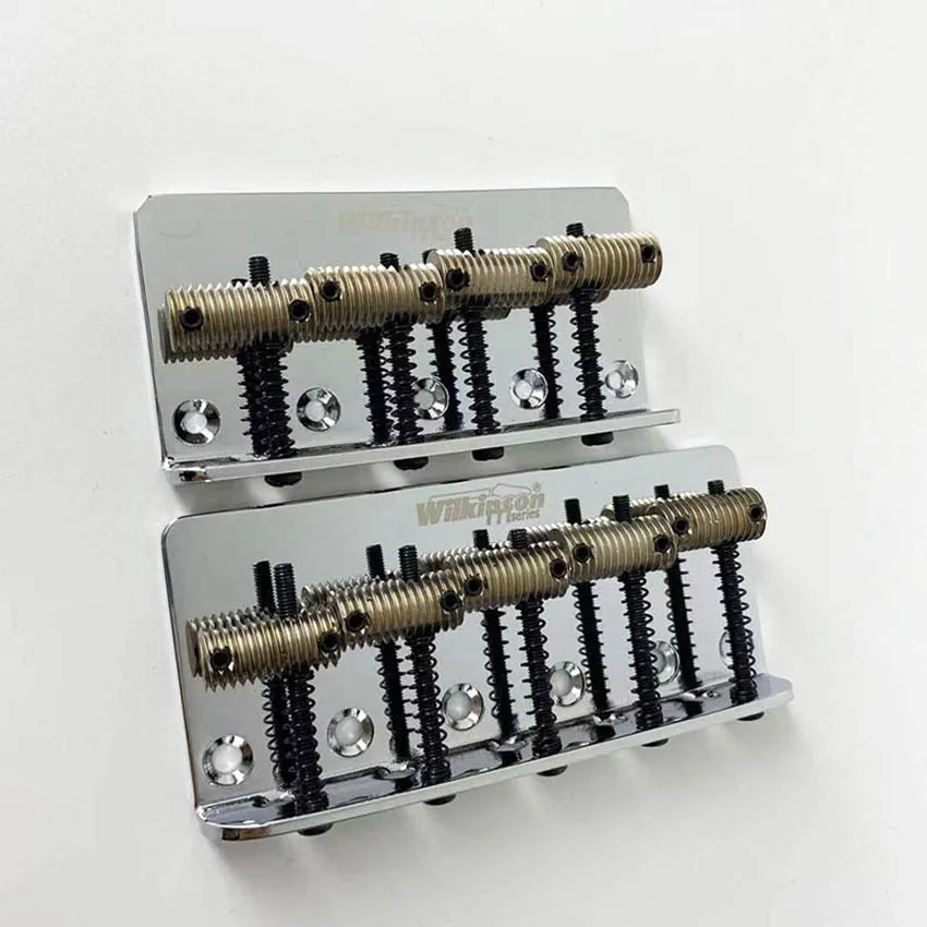 

Wilkinson Chrome Bridge Threaded Steel Saddles For Electric Bass Jazz Guitar