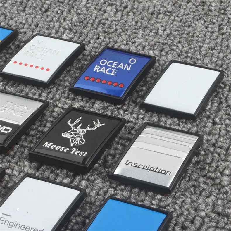 Для VOLVO V40 V50 V60 V70 V90 XC40 XC60 S40 S60 S70 S80 S90 багажник AWD ELK тест надпись R Флаг Логотип Наклейка 3D Стайлинг автомобиля