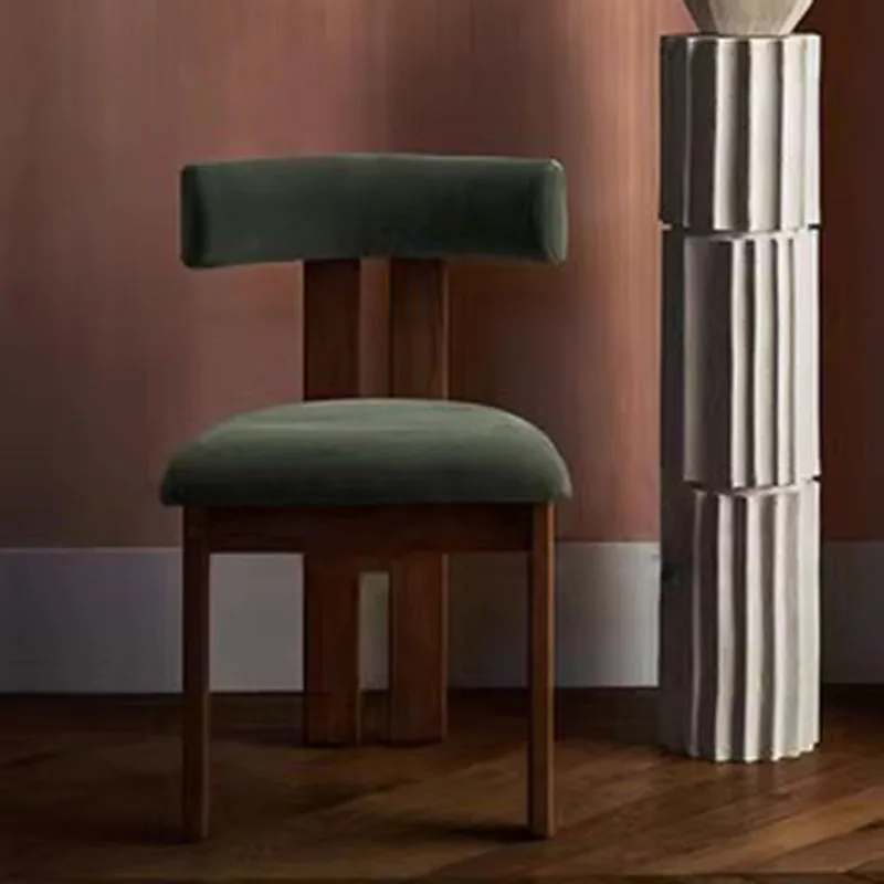 

Деревянные дизайнерские обеденные стулья для спальни, расслабляющий мобильный деревянный стул для ресторана, офиса, кухни, деревянная мебель для улицы