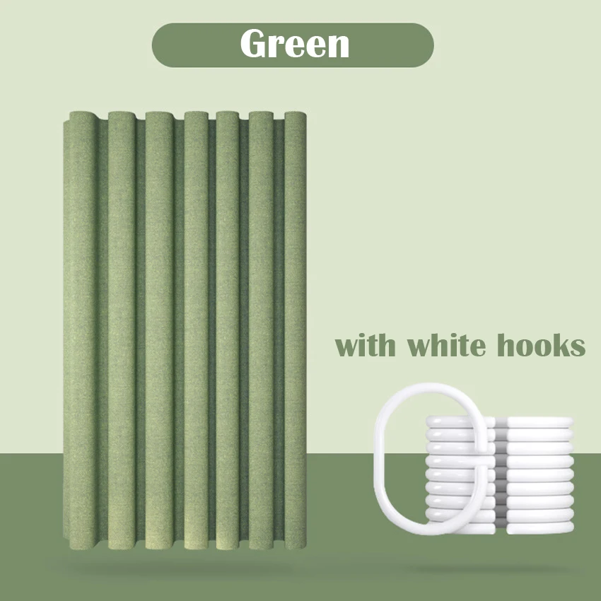 Искусственная льняная водонепроницаемая занавеска для душа, полиэстер