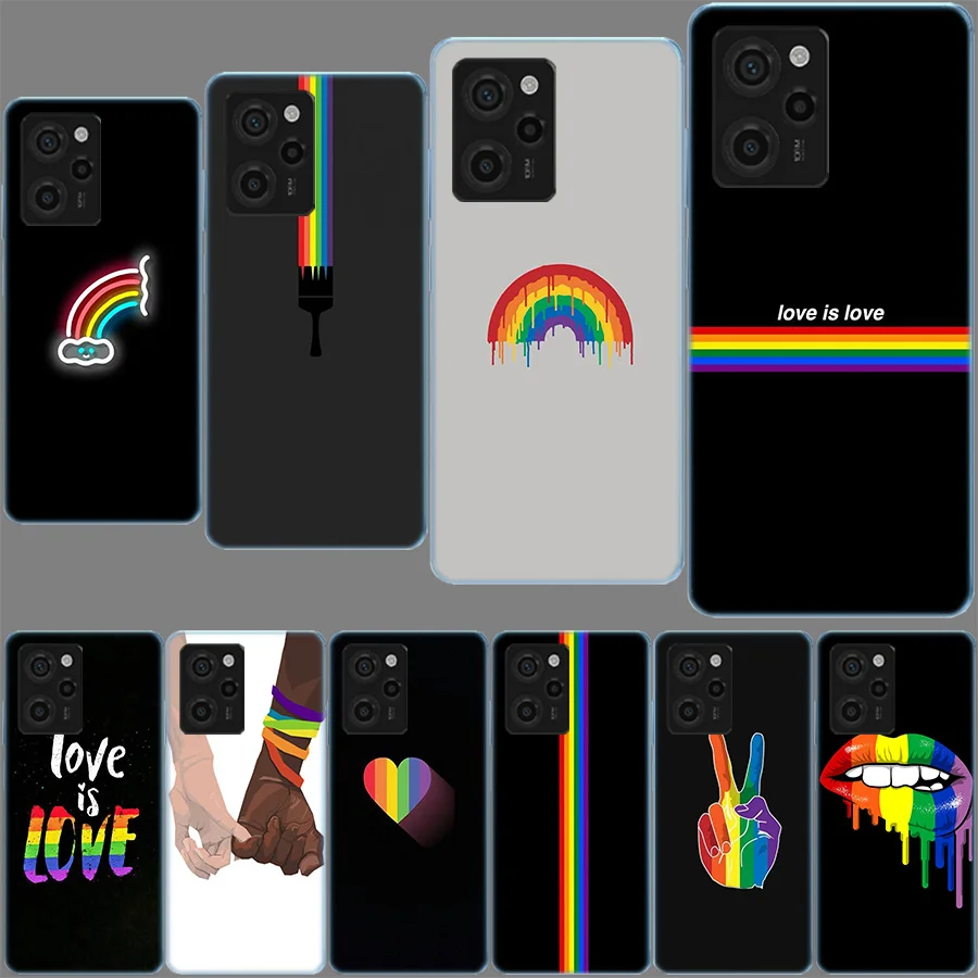 Чехол Gay Lesbian LGBT Rainbow Pride для Xiaomi Poco X7 X5 X6 F6 Pro M5S X3 NFC M5 X4 F4 GT Mi F5 F3 F2 M3 F1 M4 ТПУ Мягкий