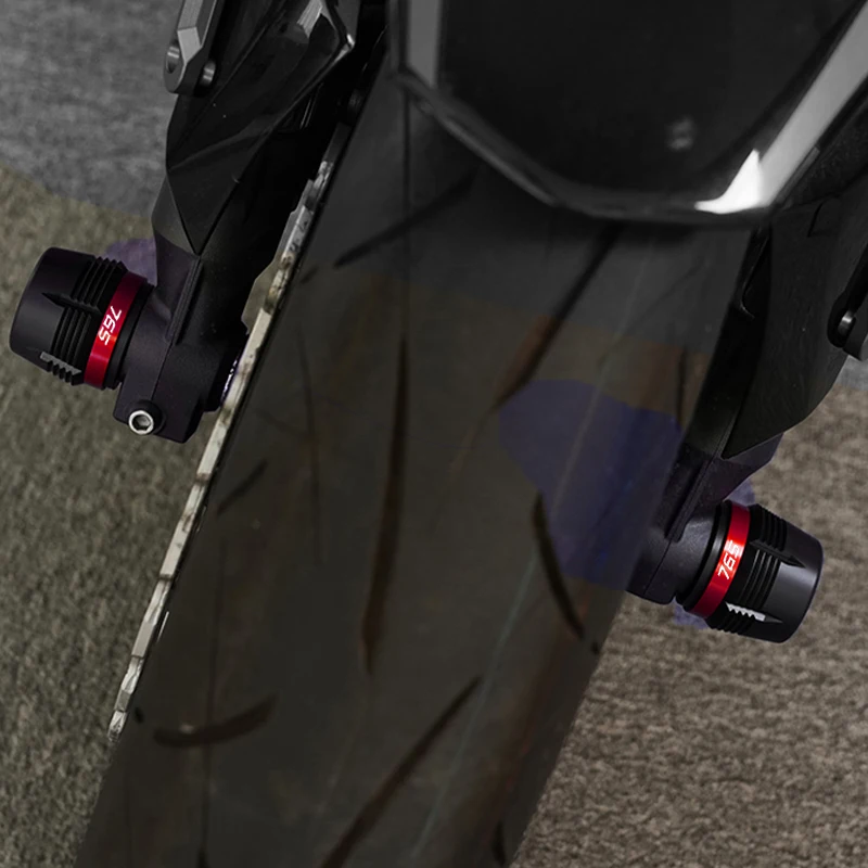 Фото Для Triumph Street Triple 765 R S RS/675 R RX/Street Triple 660S мотоцикла, передняя ось, вилка, слайдер, защита от столкновений 675 №3