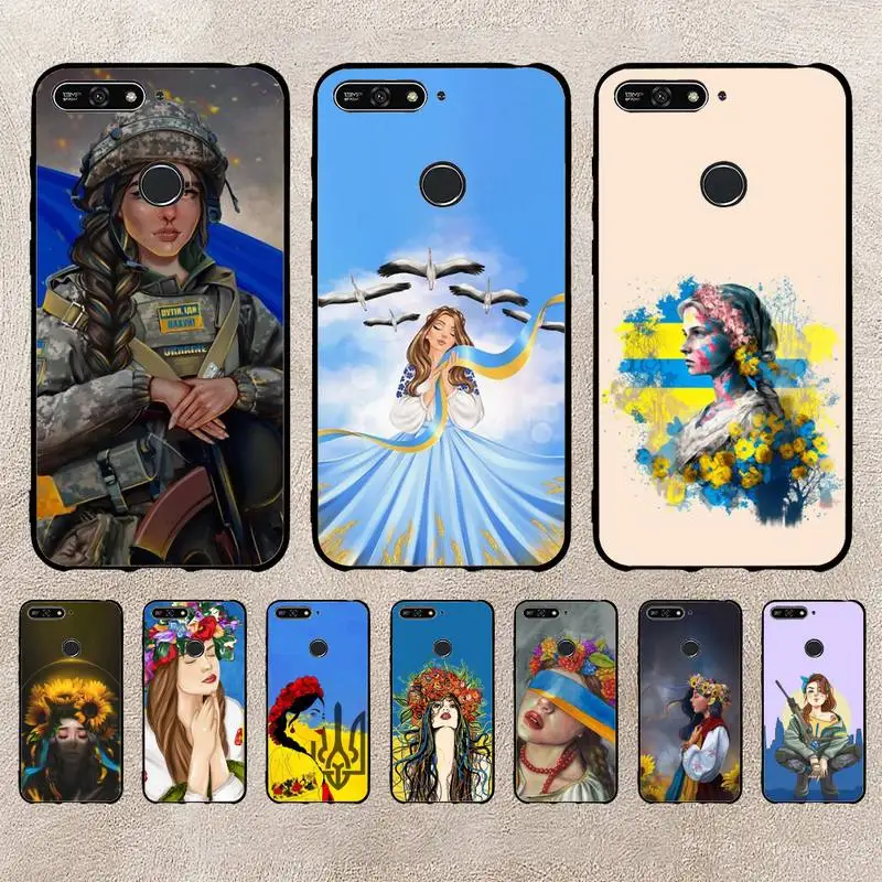 

Ukraine Girl Phone Case For Xiaomi 11 10 12Spro A2 A2lite A1 9 9SE 8Lite 8explorer F1 Poco 12S Ultra Cove