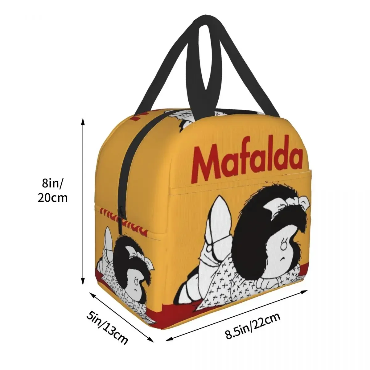 Изолированная сумка для обеда Mafalda пикника на открытом воздухе аргентинские