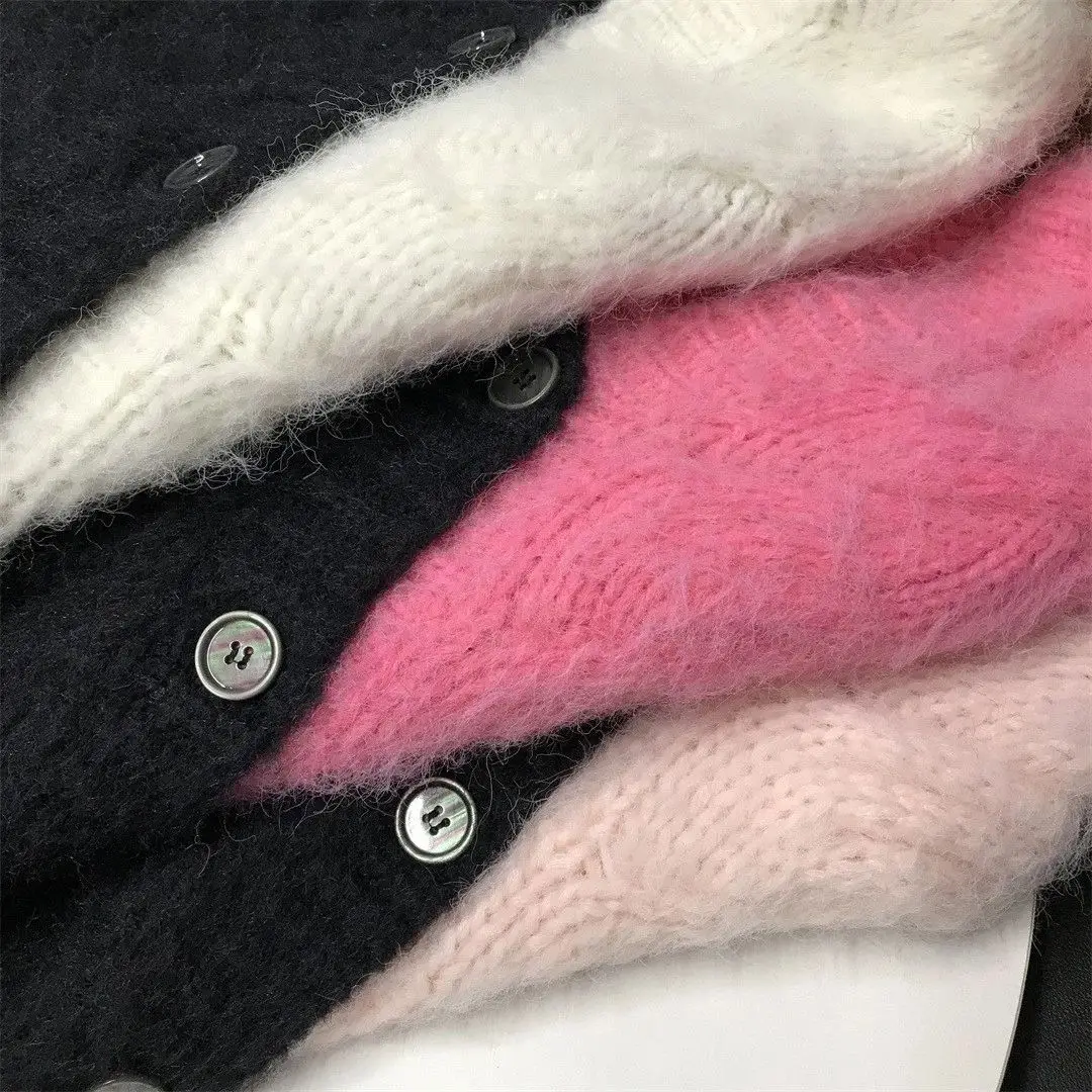 Свитер женский зимний в стиле хиппи свободного покроя