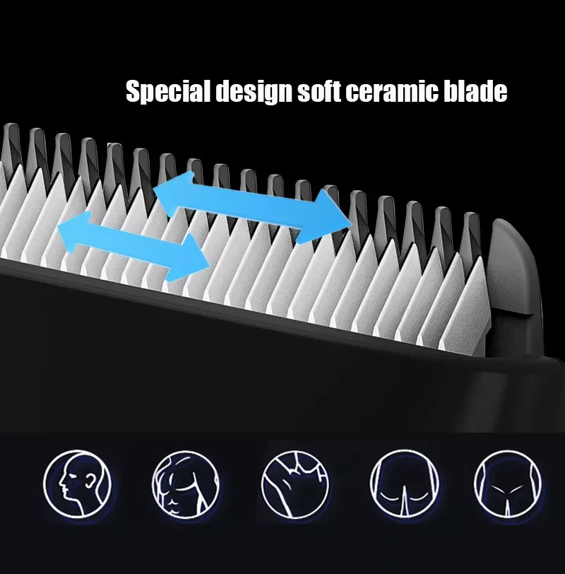 

Триммер для волос для мужчин и женщин, тихая бритва с шариками для удаления волос в зоне бикини, уха и тела